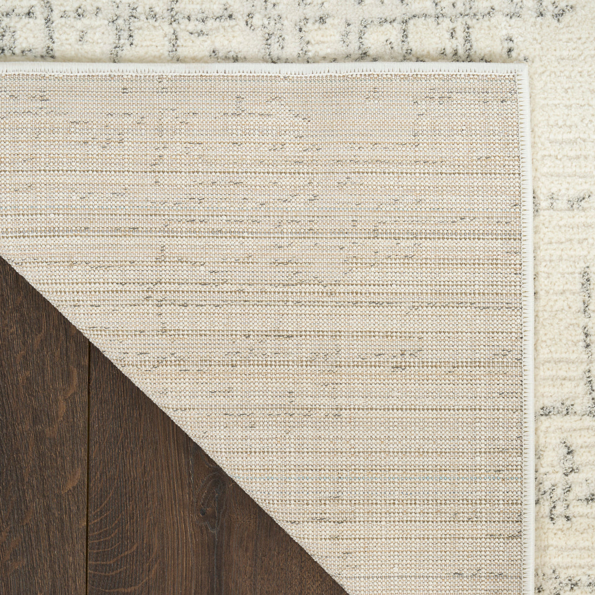 nourison ivory hues ivh01 ivory grey rug