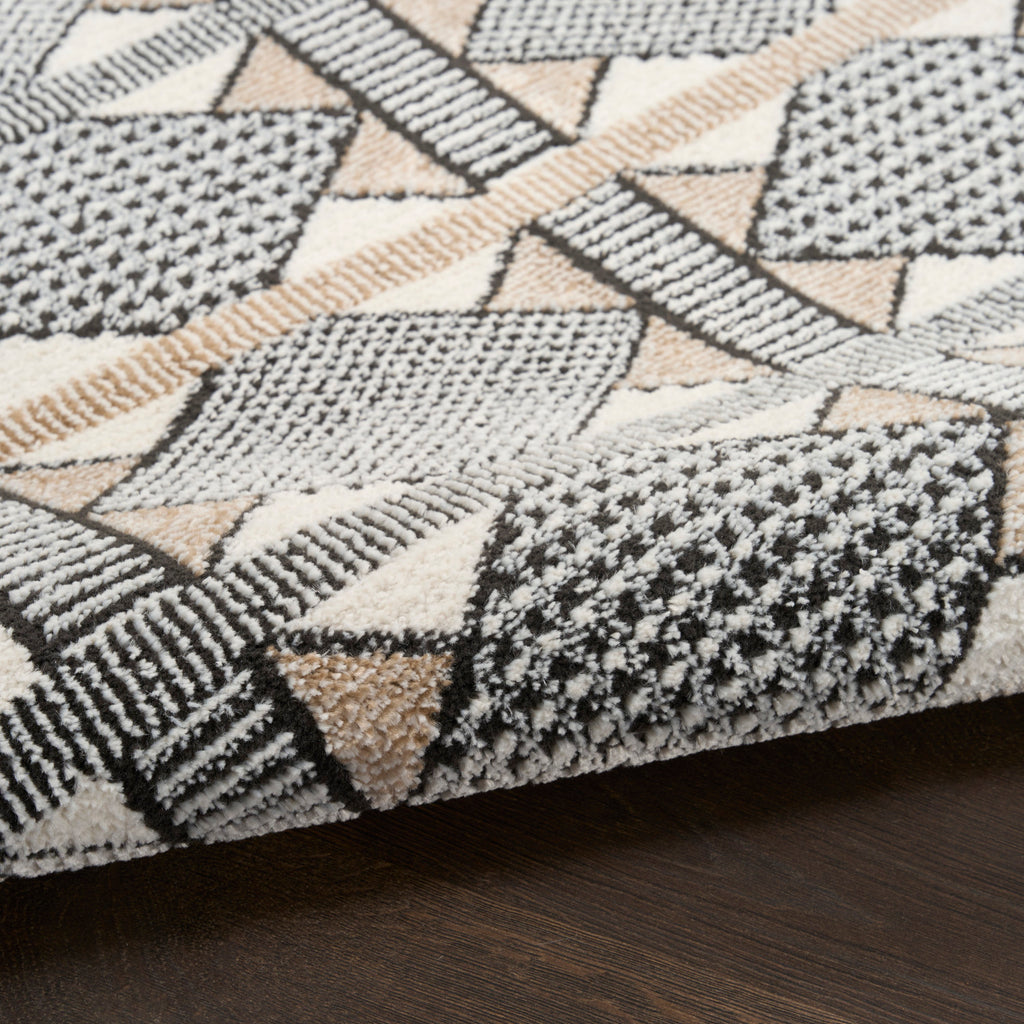 nourison nordic nrc06 ivory multicolor rug
