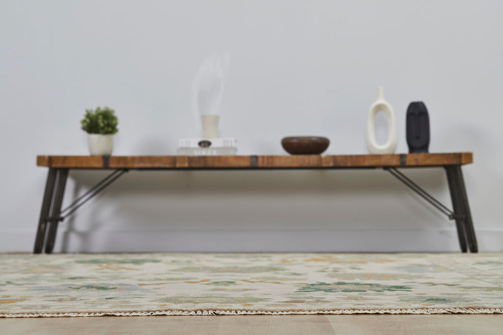 Rugs Done Right Athol AH05 Vintage Ecru / Greens