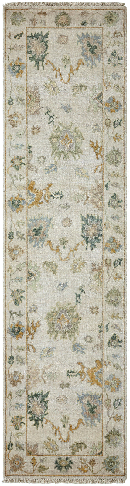Rugs Done Right Athol AH05 Vintage Ecru / Greens