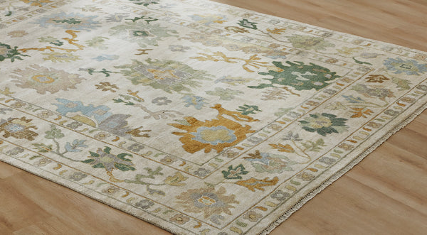 Rugs Done Right Athol AH05 Vintage Ecru / Greens