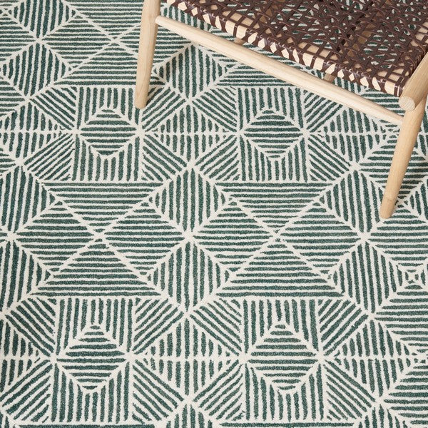 safavieh clearance abstract abt763w dark green rug