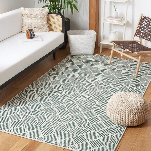 safavieh clearance abstract abt763w dark green rug