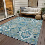 addison chantille acn1002 teal rug