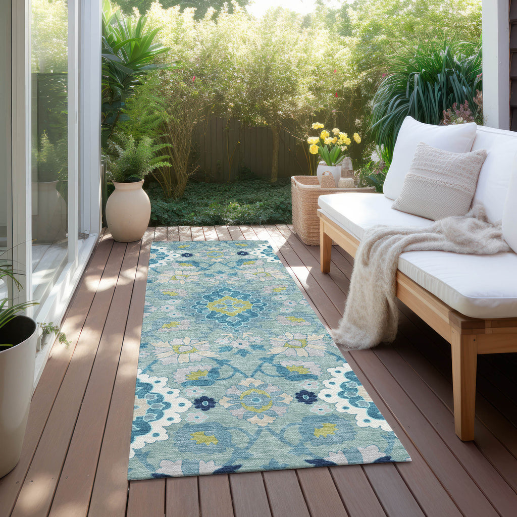 addison chantille acn1002 teal rug