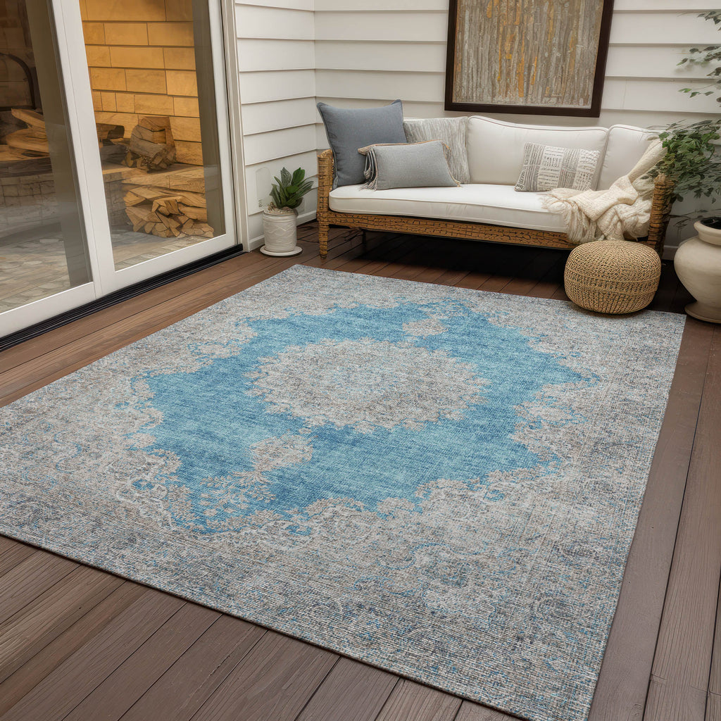 addison chantille acn1003 teal rug