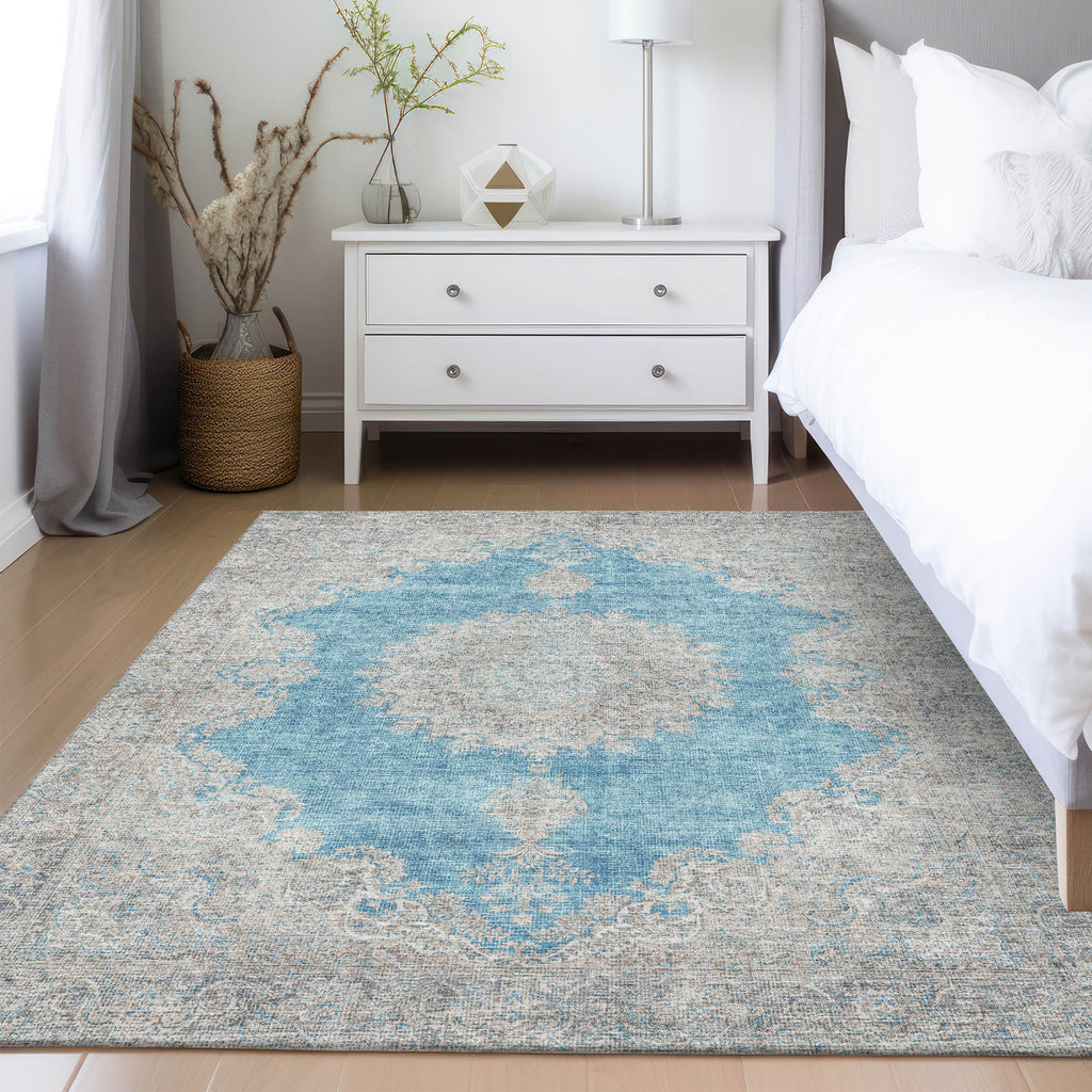 addison chantille acn1003 teal rug