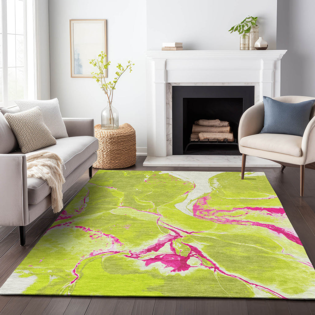 addison chantille acn1005 lime rug