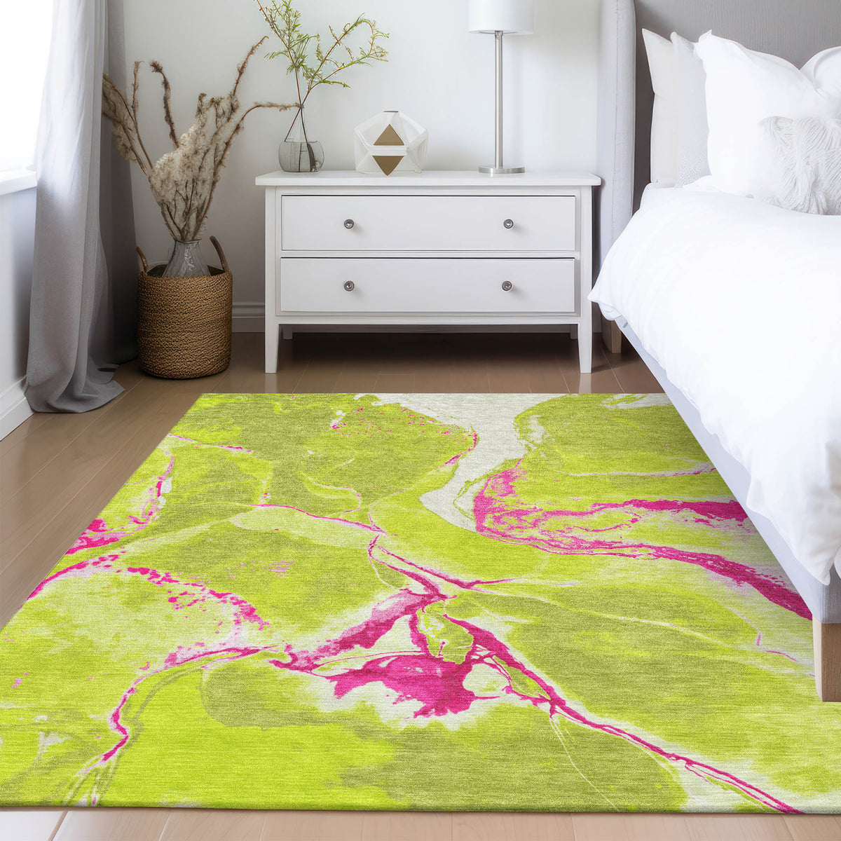 addison chantille acn1005 lime rug