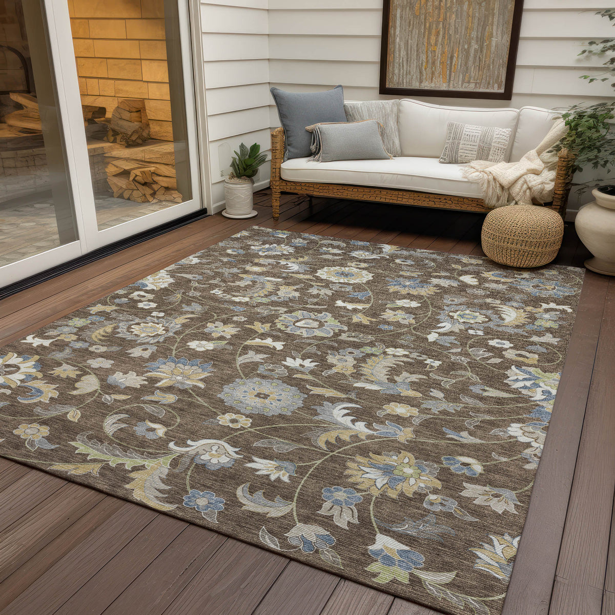 addison chantille acn1006 chocolate rug