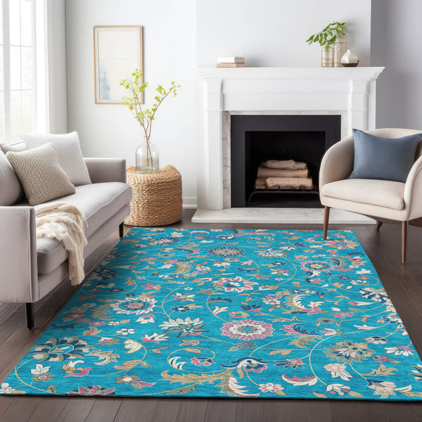 addison chantille acn1006 teal rug