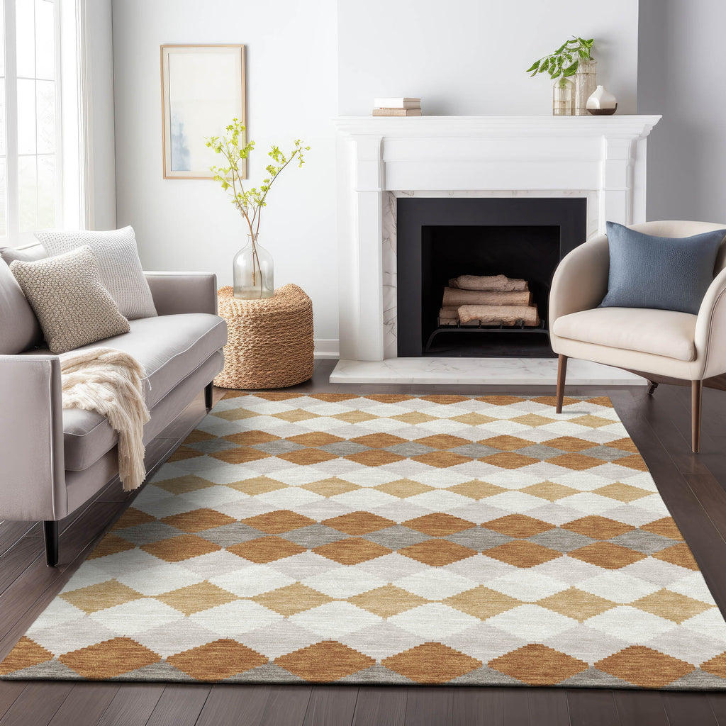 addison chantille acn1007 copper rug