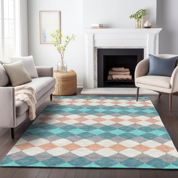 addison chantille acn1007 teal rug
