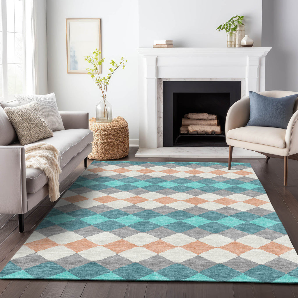 addison chantille acn1007 teal rug