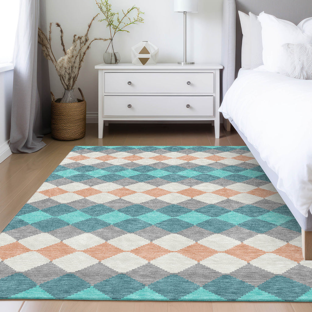 addison chantille acn1007 teal rug