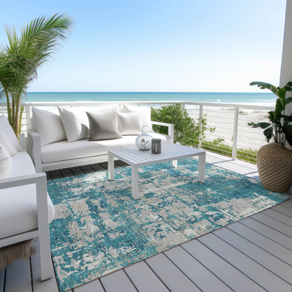 addison chantille acn1008 teal rug