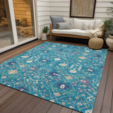addison chantille acn1009 teal rug