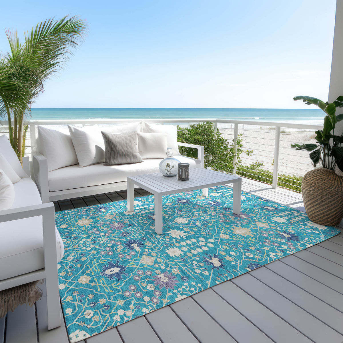 addison chantille acn1009 teal rug