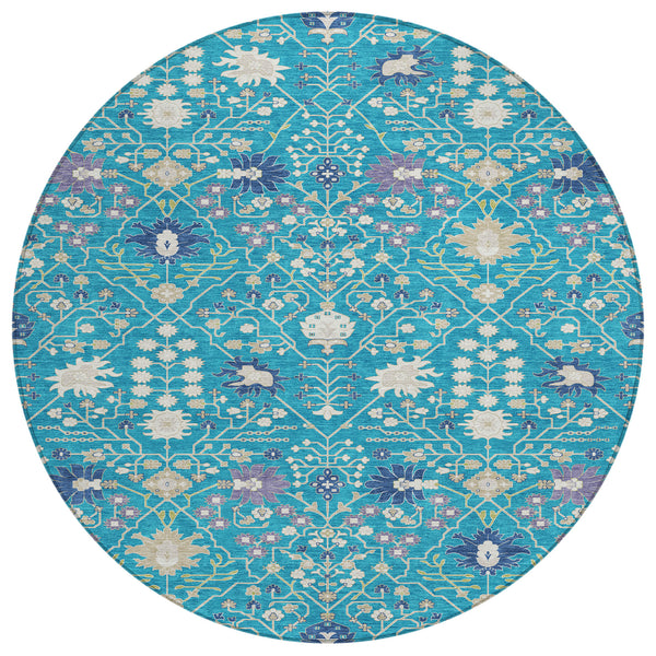 addison chantille acn1009 teal rug