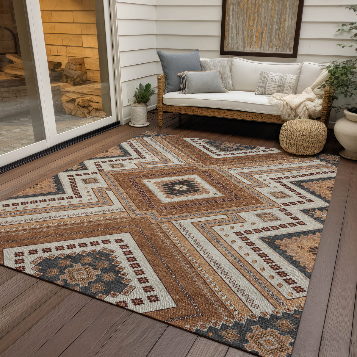 addison chantille acn1010 copper rug