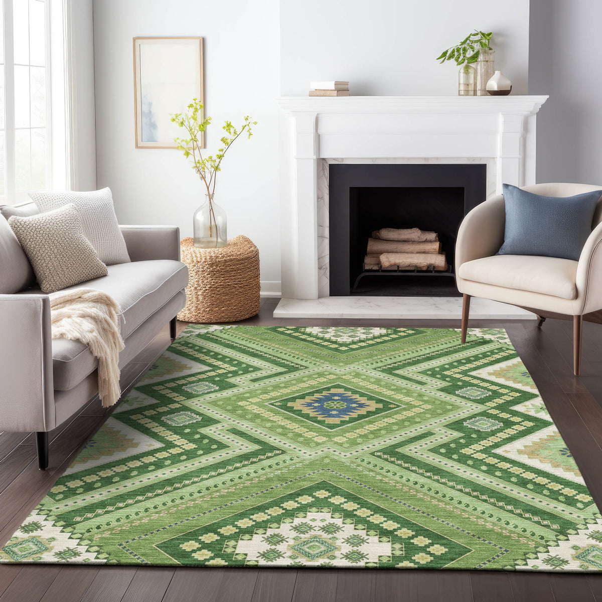 addison chantille acn1010 green rug