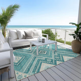 addison chantille acn1010 teal rug