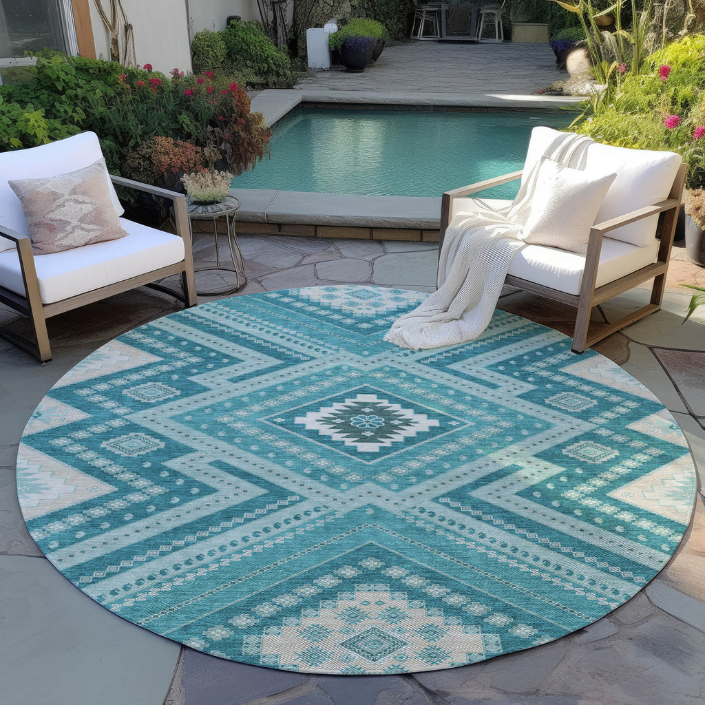 addison chantille acn1010 teal rug