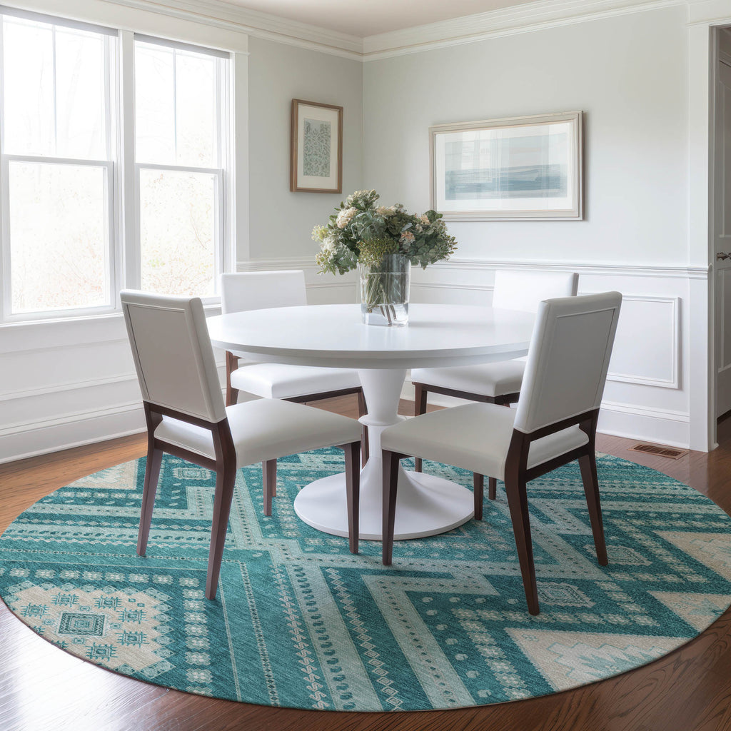 addison chantille acn1010 teal rug