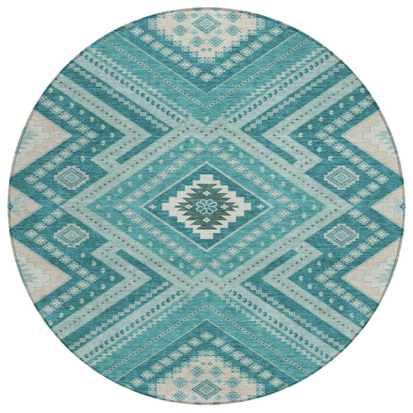 addison chantille acn1010 teal rug