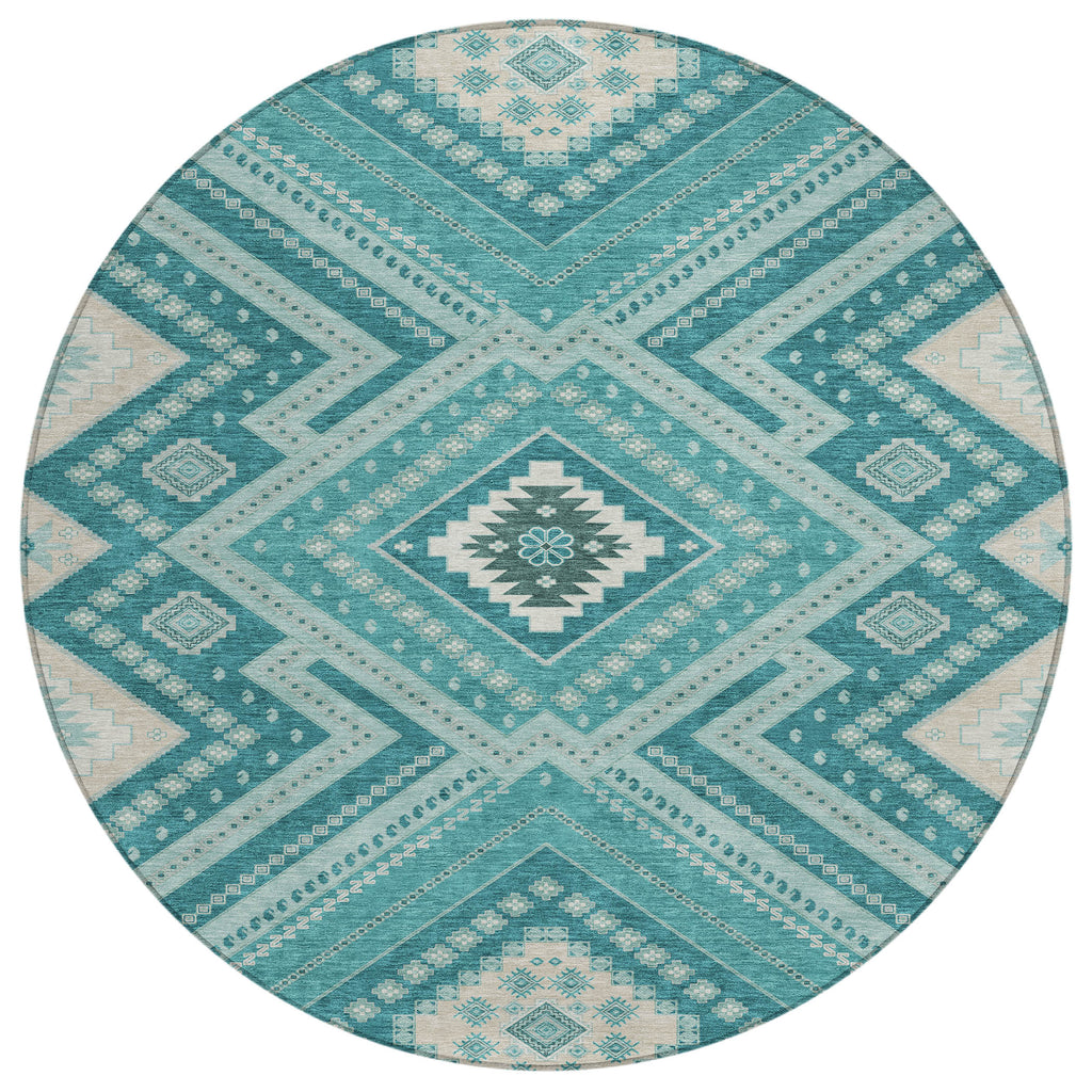 addison chantille acn1010 teal rug