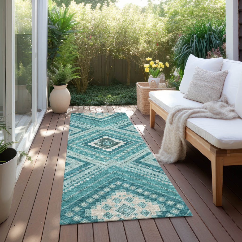 addison chantille acn1010 teal rug