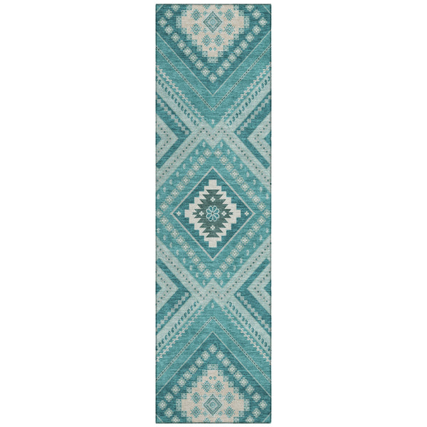 addison chantille acn1010 teal rug