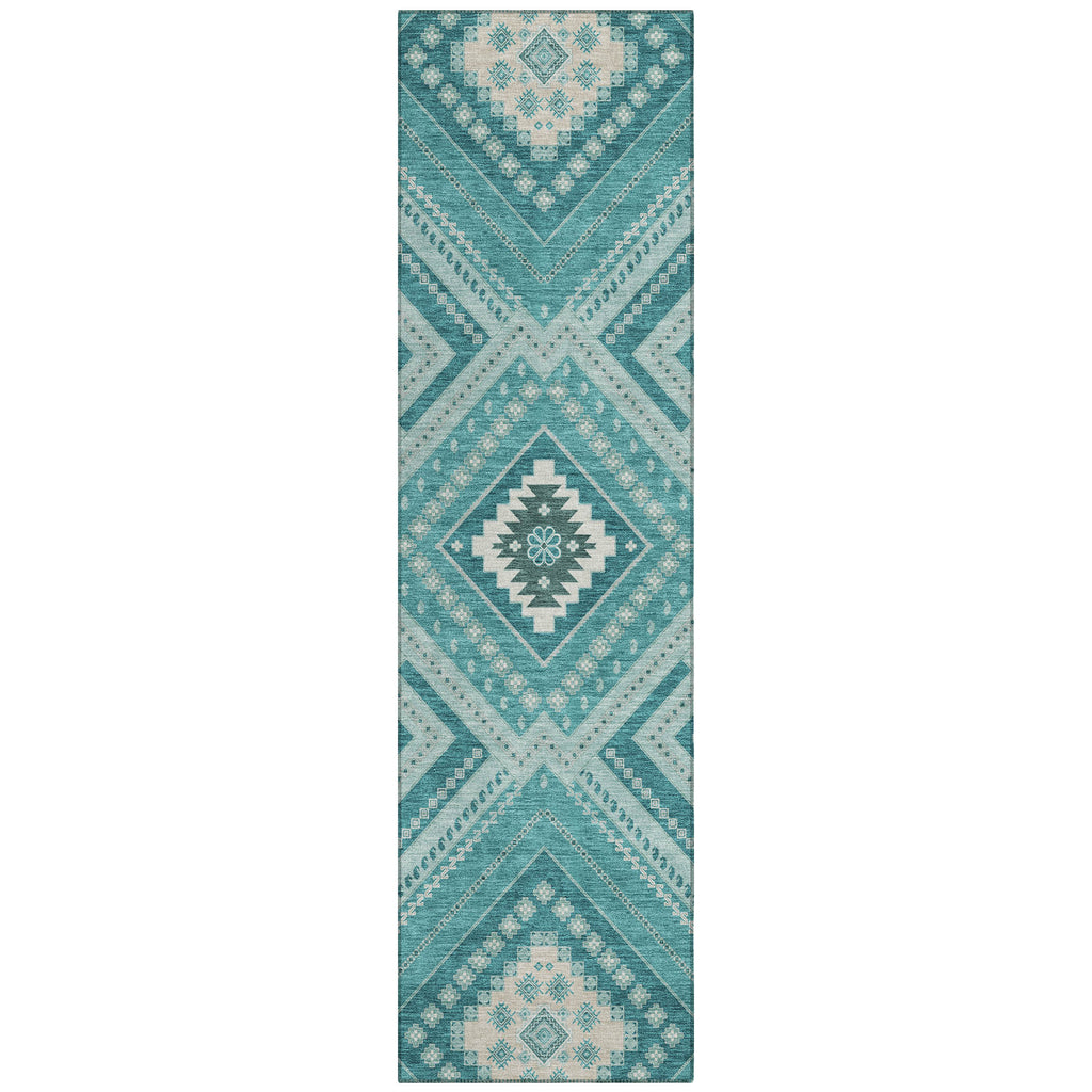 addison chantille acn1010 teal rug