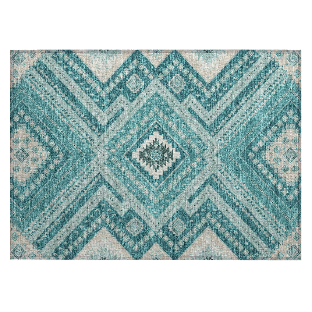 addison chantille acn1010 teal rug