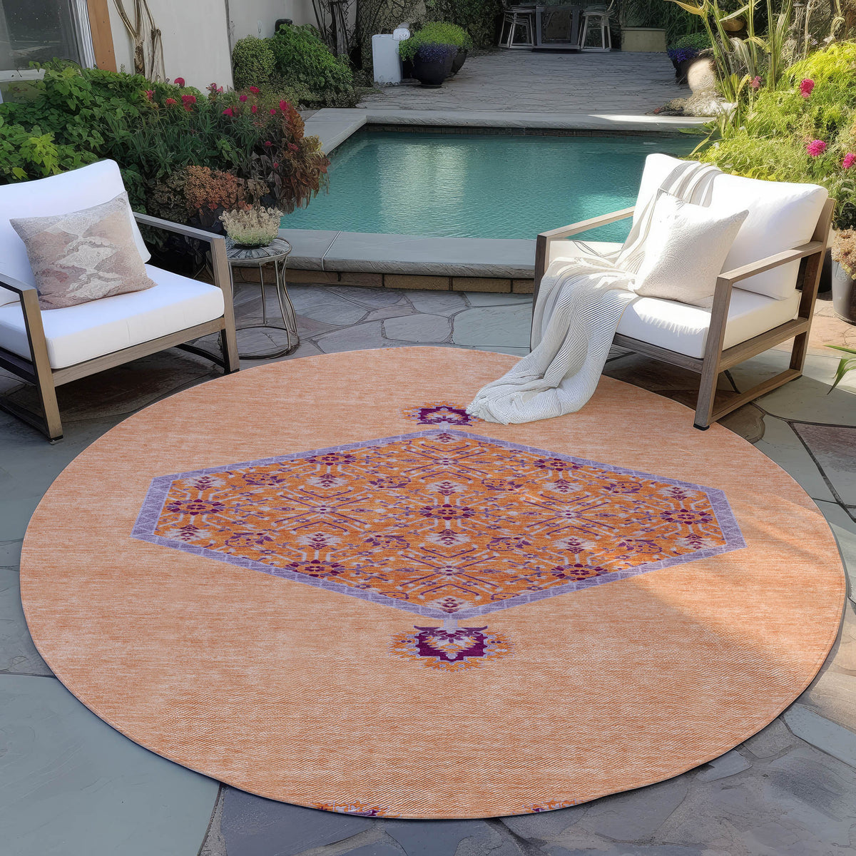 addison chantille acn1011 peach rug