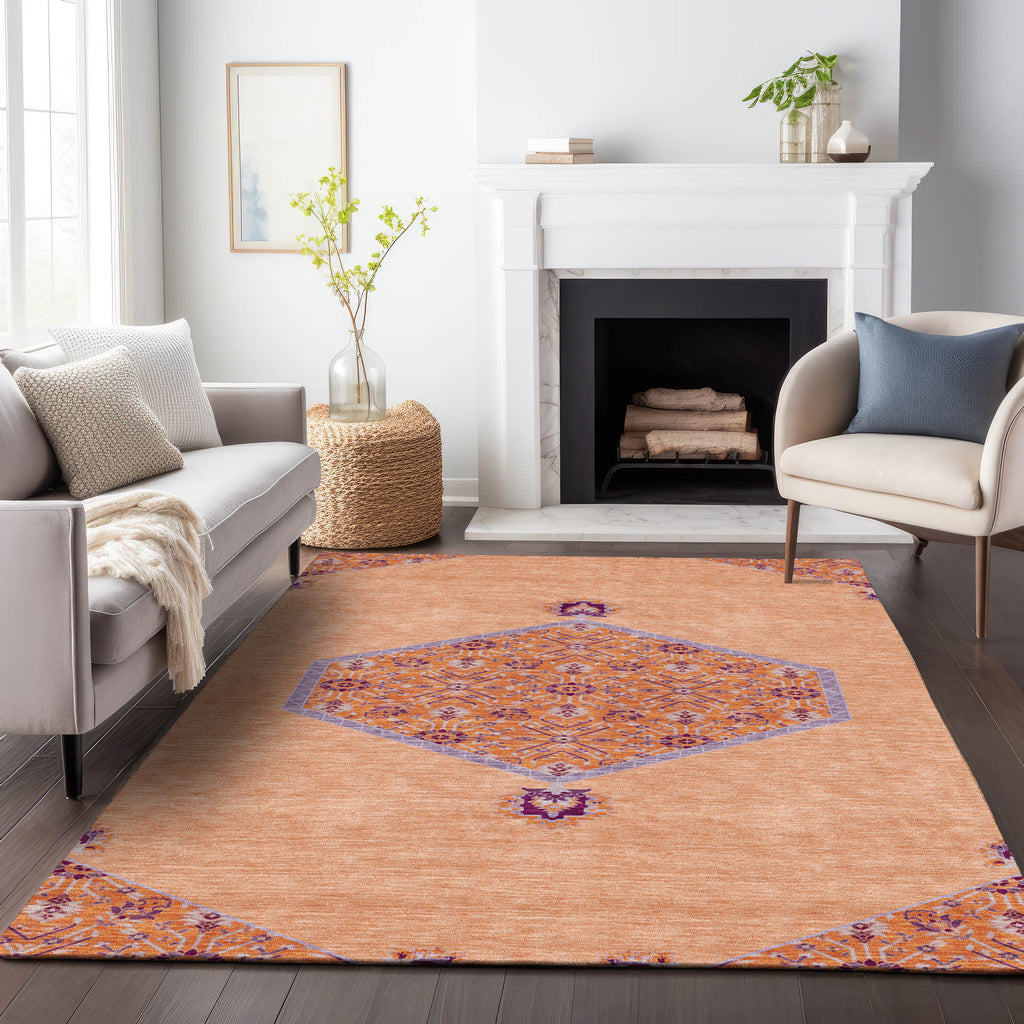 addison chantille acn1011 peach rug