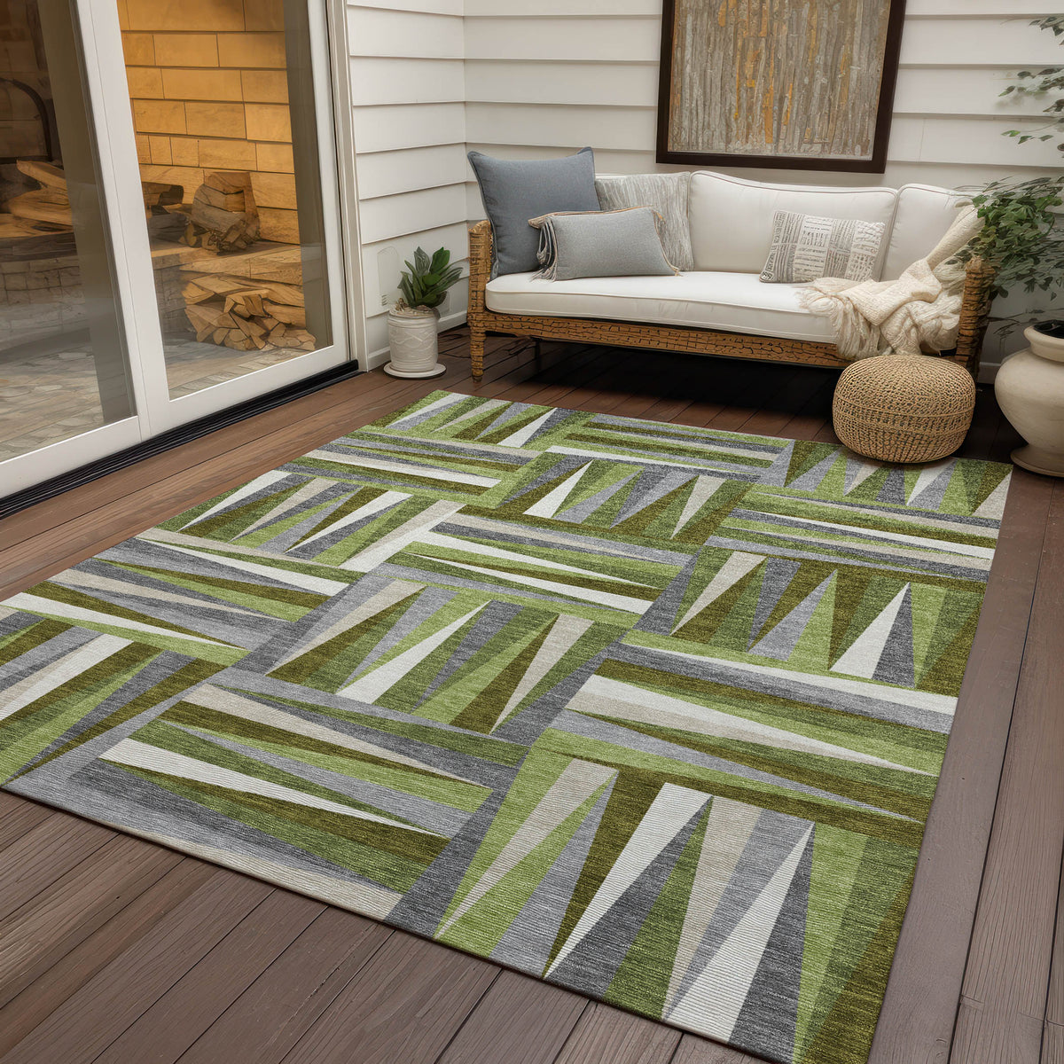 addison chantille acn1012 green rug