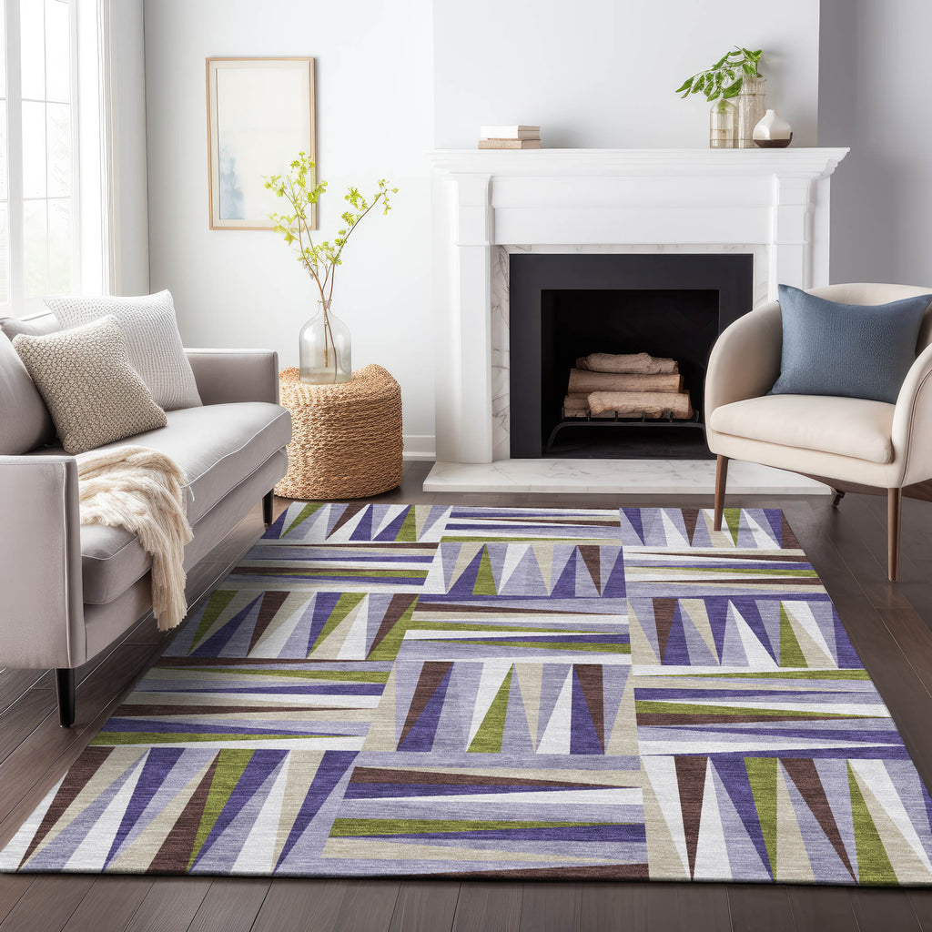 addison chantille acn1012 lavender rug