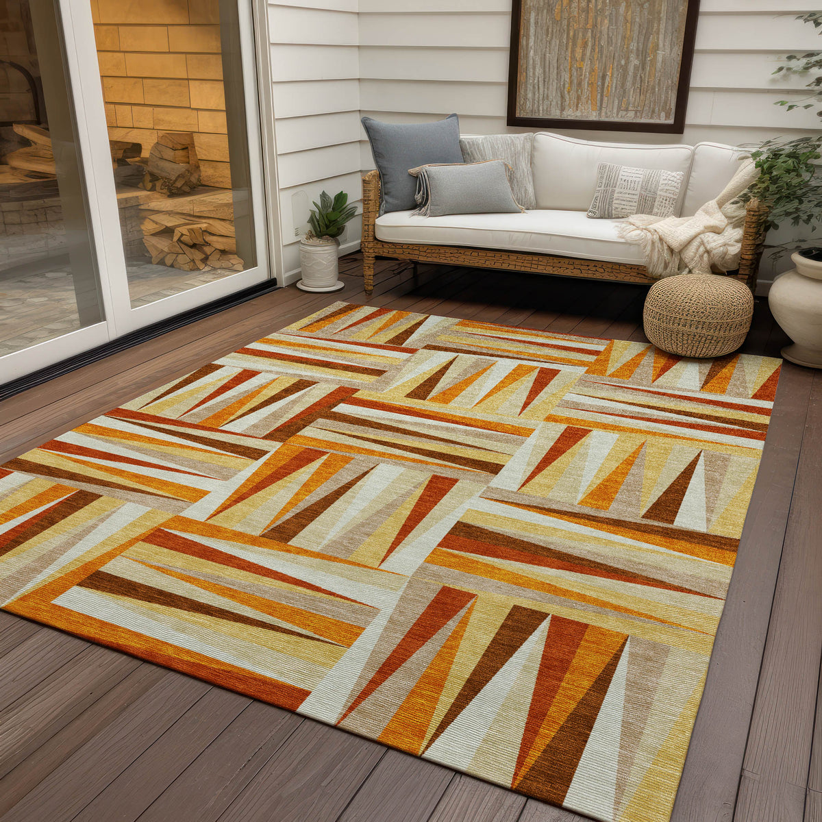 addison chantille acn1012 orange rug