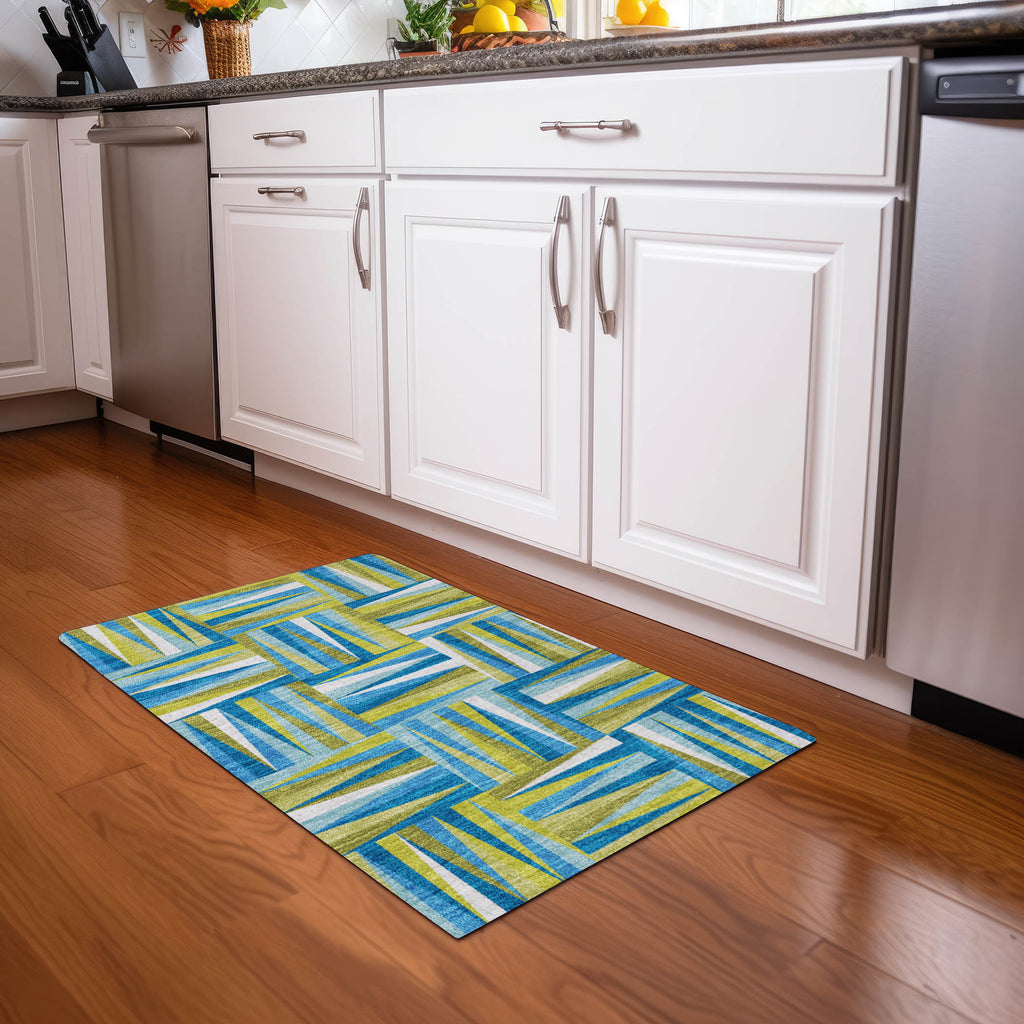 addison chantille acn1012 teal rug