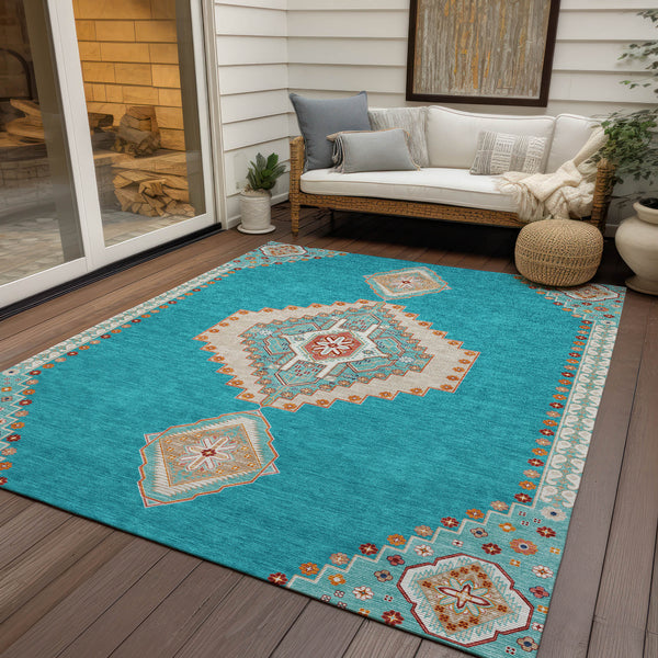 addison chantille acn1014 teal rug