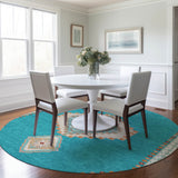 addison chantille acn1014 teal rug