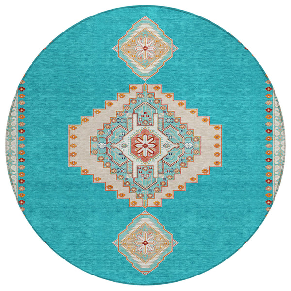 addison chantille acn1014 teal rug