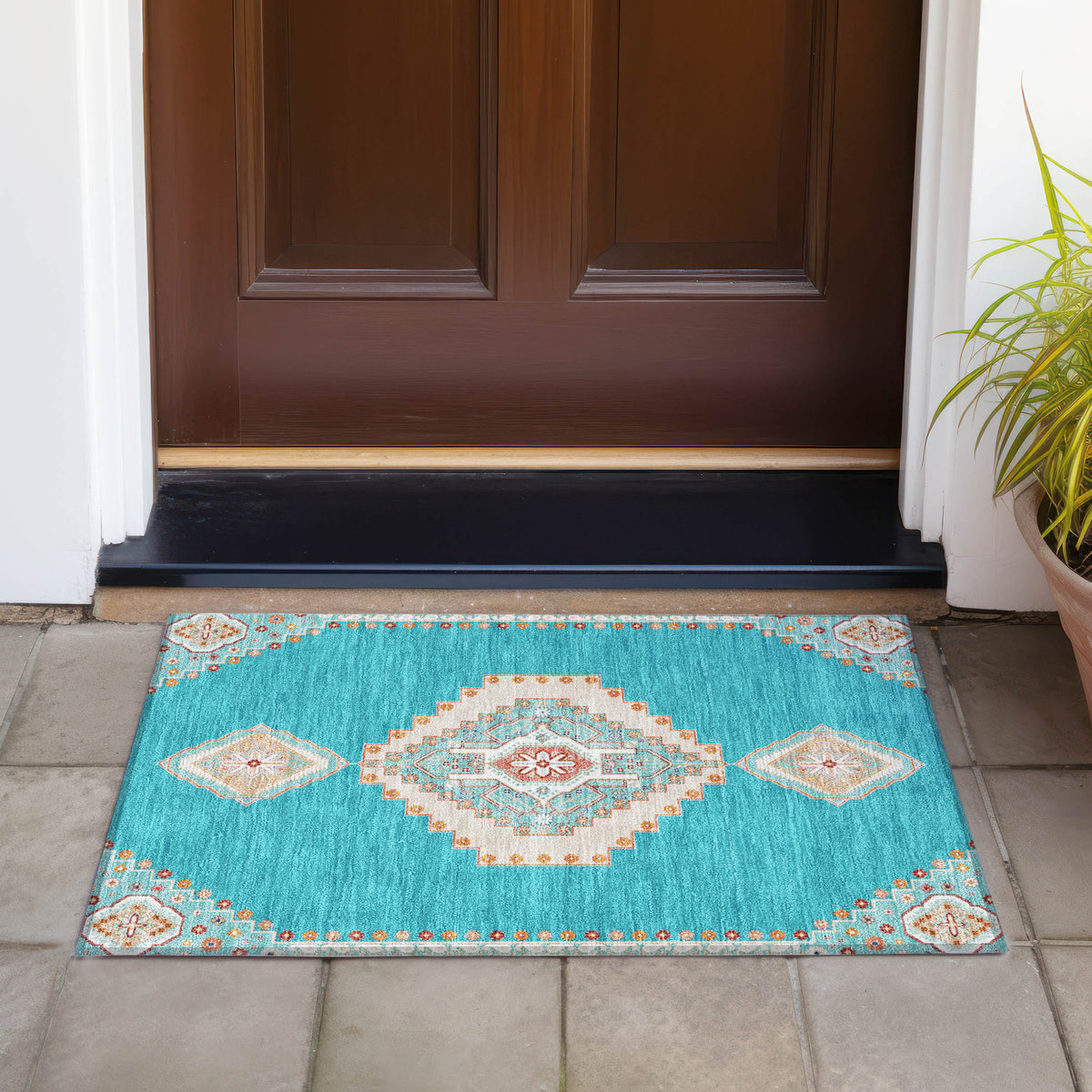 addison chantille acn1014 teal rug