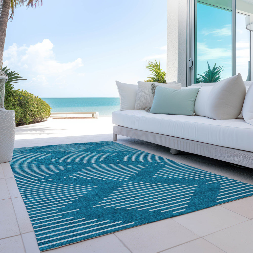 addison chantille acn1016 teal rug