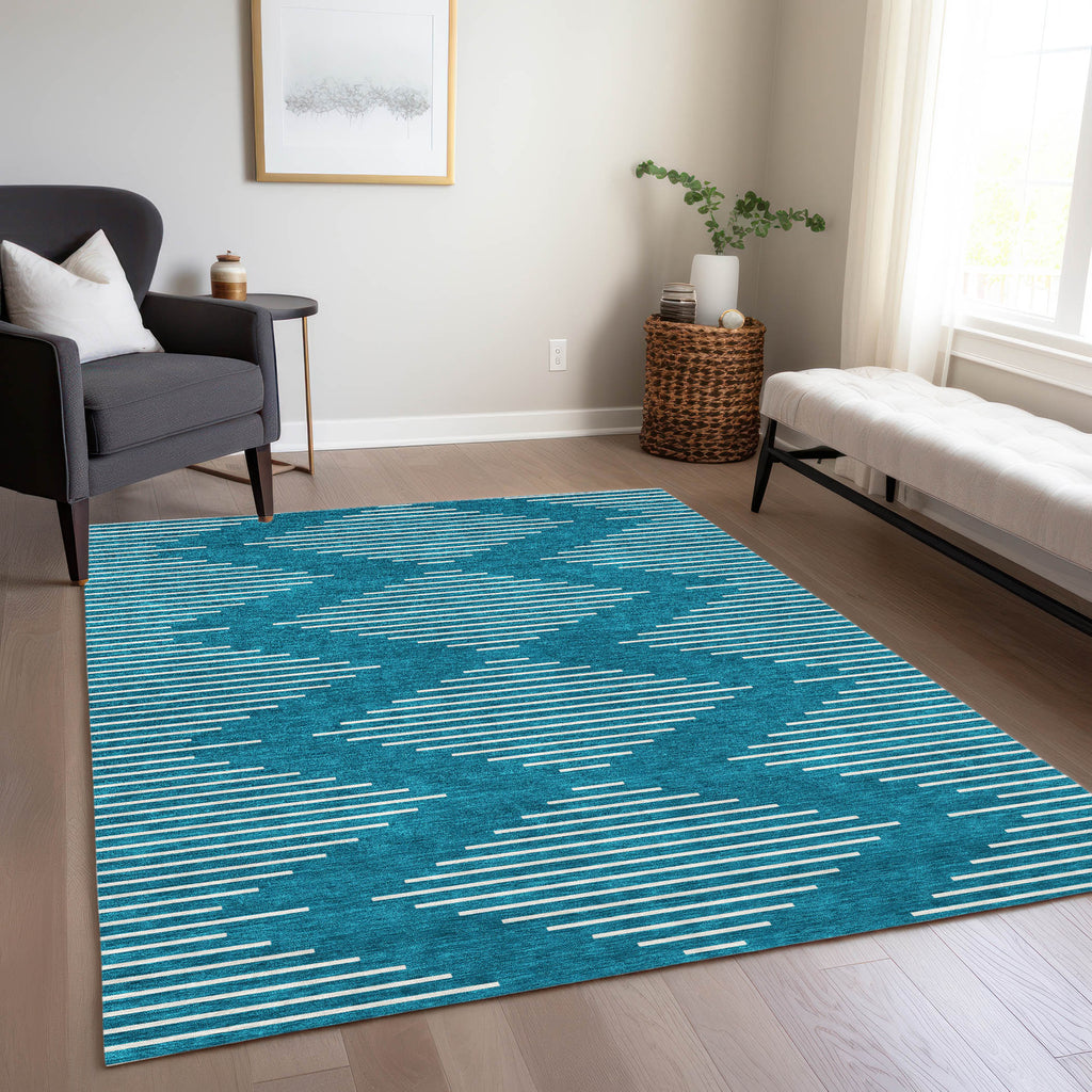 addison chantille acn1016 teal rug