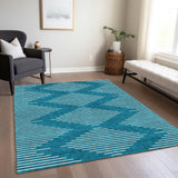 addison chantille acn1016 teal rug