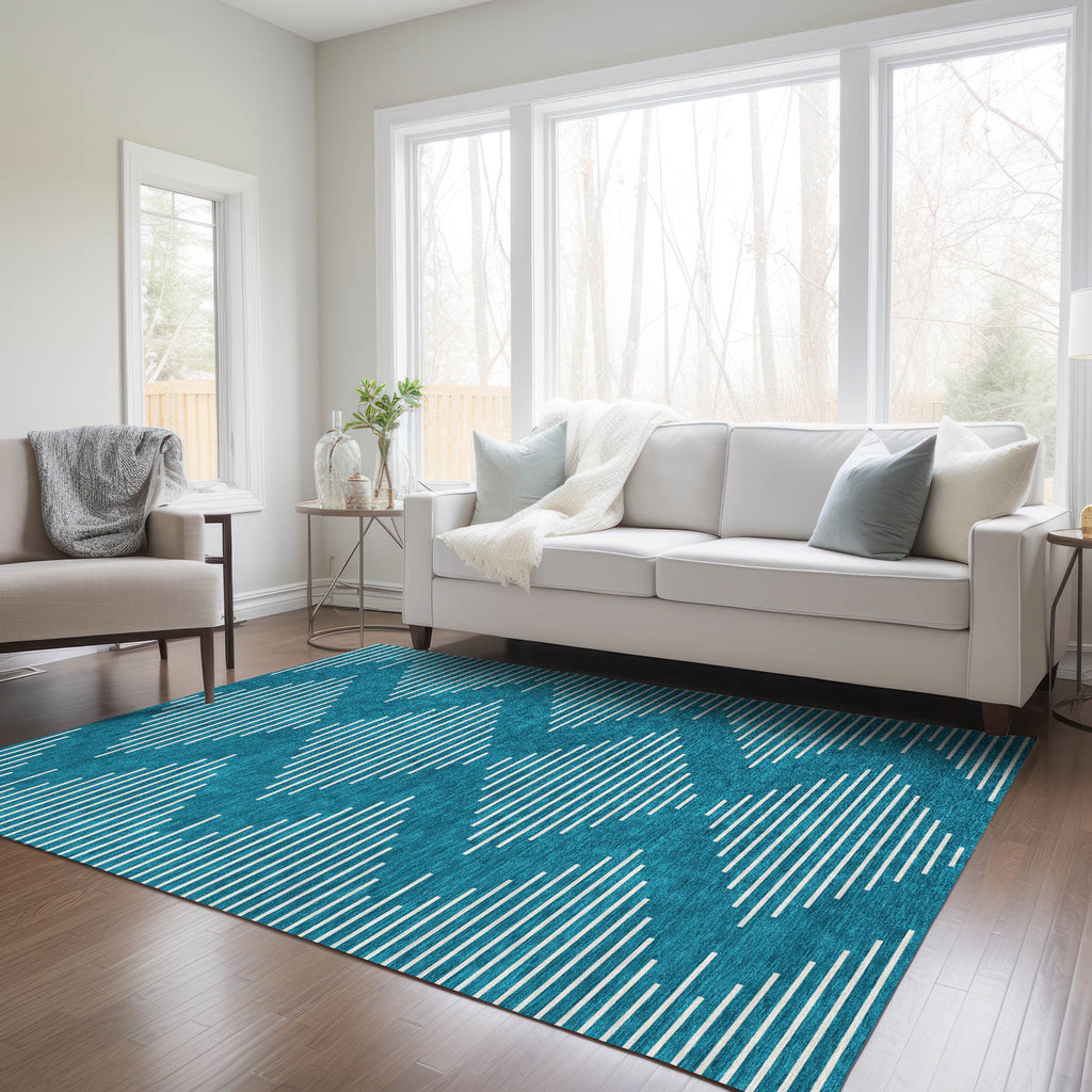 addison chantille acn1016 teal rug