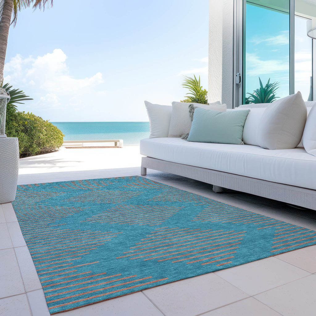 addison chantille acn1017 teal rug