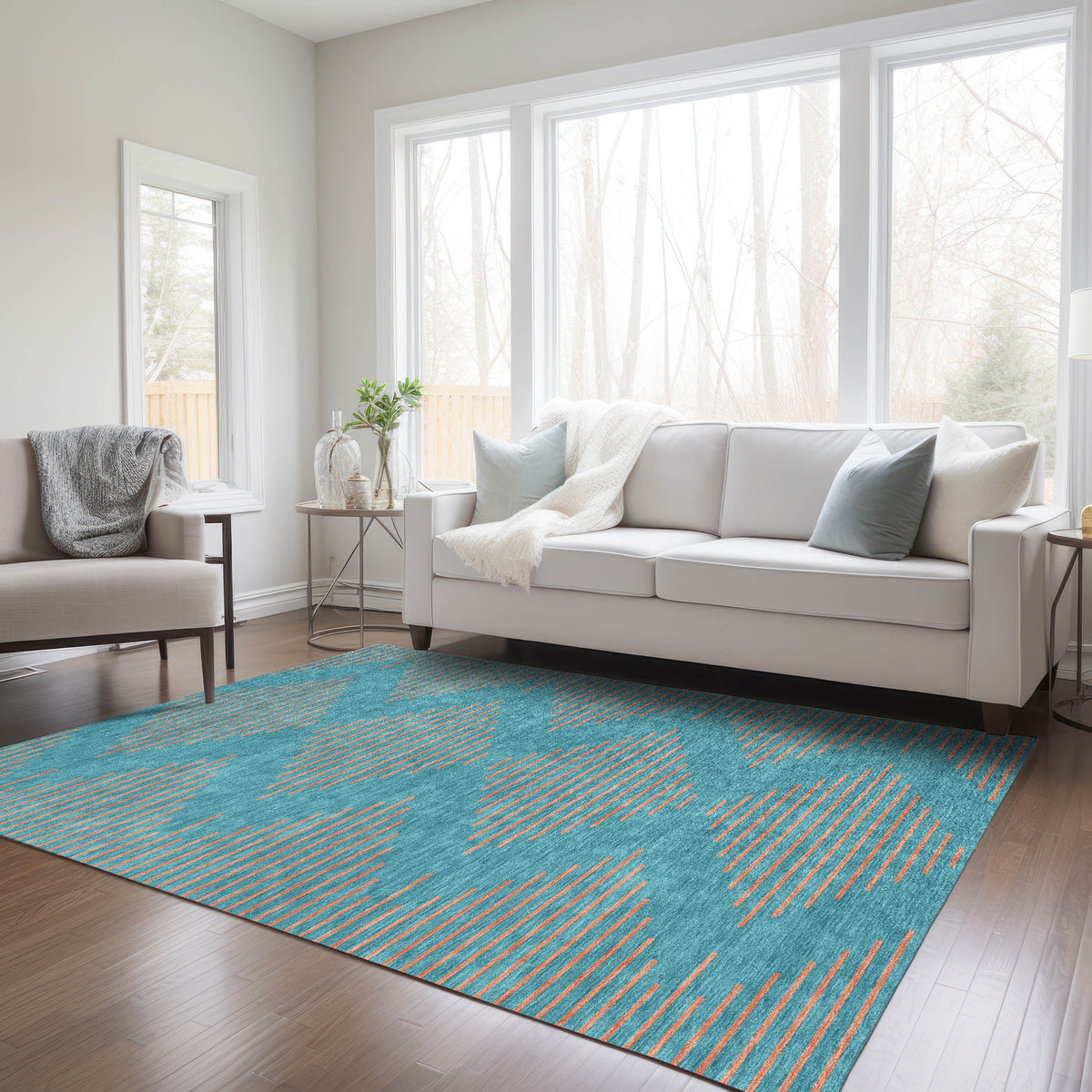 addison chantille acn1017 teal rug